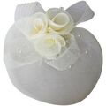 Chapeau Chapeau-Tendance Bibi de c&eacute;r&eacute;monie ADOLINE Blanc