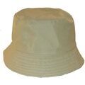 Chapeau Chapeau-Tendance Bob de pluie satin&eacute; Beige