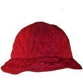 Chapeau Chapeau-Tendance Bob matelass&eacute; Rouge