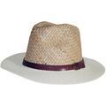 Chapeau Chapeau-Tendance Chapeau f&eacute;dora bi mati&eacute;re Beige