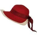 Chapeaux sur Grenoble : Chapeau Chapeau-Tendance Capeline &agrave; visi&egrave;re DELPH Rouge