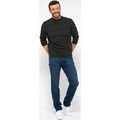 Pull Main Road 650 Pull col rond, boutonn? ?paule - Anthracite - 100% recycl