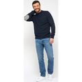 Pulls/Sweat sur Grenoble : Pull Main Road 650 Pull col rond, boutonn? ?paule - Marine - 100% recycl