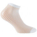 Chaussettes Kindy Chaussettes courtes en r&eacute;sille Blanc