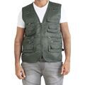 Gilet Kebello Gilet de p&ecirc;che H, Vert Vert
