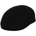 Casquette Chapeau-Tendance Casquette bomb&eacute;e 100% laine T59 Noir