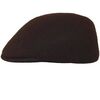 Casquette Chapeau-Tendance Casquette bomb&eacute;e 100% laine T55 Marron