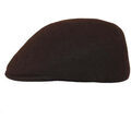 Casquette Chapeau-Tendance Casquette bomb&eacute;e 100% laine T60 Marron