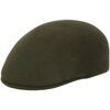 Casquette Chapeau-Tendance Casquette bomb&eacute;e 100% laine T54 Vert