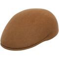 Casquette Chapeau-Tendance Casquette bomb&eacute;e 100% laine T55 Marron