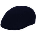 Casquette Chapeau-Tendance Casquette bomb&eacute;e 100% laine T58 Bleu