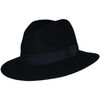 Chapeau Chapeau-Tendance Chapeau f&eacute;dora 100% laine IDRO T56 Bleu