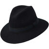 Chapeau Chapeau-Tendance Chapeau f&eacute;dora 100% laine IDRO T59 Bleu