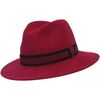 Chapeau Chapeau-Tendance Chapeau f&eacute;dora 100% laine MAJEUR T57 Rose