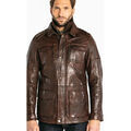 Veste Daytona RODEO+IC LAMB PAOLO DARK COGNAC