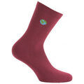 Chaussettes Kindy Mi-chaussettes Plan&egrave;te Femme MADE IN FRANCE Rouge