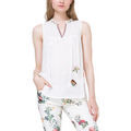 Polo Desigual T Shirt Susi Crudo Blanc 73B2YC4 (sp)