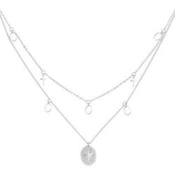 Collier Sc Crystal B2222-ARGENT Argent&eacute;