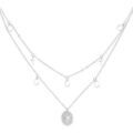 Collier Sc Crystal B2222-ARGENT Argent&eacute;