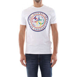 Polo Guess T-shirt Homme G-Stamp Blanc M92I42