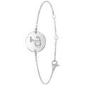 Bracelets Sc Crystal B2281-ARGENT-P Argent&eacute;