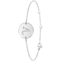 Bracelets Sc Crystal B2281-ARGENT-V Argent&eacute;