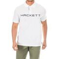 Polos sur Grenoble : Polo Hackett HMX1007B-WHITE