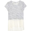Polo Le Temps des Cerises Tee-Shirt Gris Clair