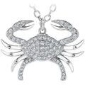 Collier Sc Crystal B2425-CANCER Argent&eacute;