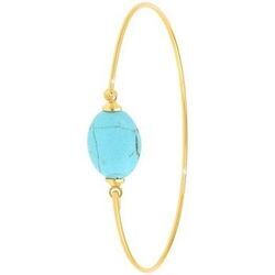 Bracelets Sc Boh&egrave;me B2492-TURQUOISE Dor&eacute;
