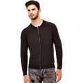 Gilet Guess Pull Homme Zipp&eacute; Bomber Noir Noir