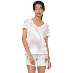 Polo Desigual T-Shirt Sandra Blanc 72T2YX4