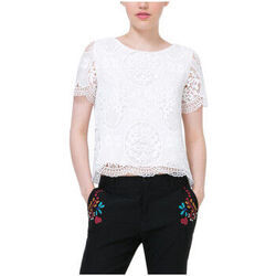 Polo Desigual T Shirt femme Blouse Salamanca Blanc