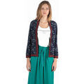 Gilet Kaporal Cardigan / Veste Femme BARJA Bleu Foncé Bleu Gilets sur Grenoble : Gilet Kaporal Cardigan / Veste Femme BARJA Bleu Foncé Bleu