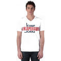 Polo Kaporal T-shirt Col V Homme Delmo Blanc et Imprim&eacute; Blanc