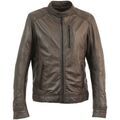 Blouson Oakwood Blouson en cuir Agent ref 50770 Marron