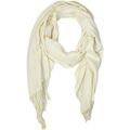 Echarpe Kebello Echarpe uni en Laine H, Blanc