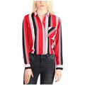Chemise Kaporal Chemise Femme Rayures XOLY Rouge et Noir Grenoble