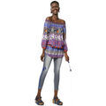 Chemises sur Grenoble : Chemise Desigual Blouse Andrea blanc 19SWBW38