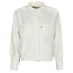 Chemise Levis ZOEY PLEAT UTILITY SHIRT Blanc