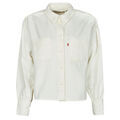 Chemise Levis ZOEY PLEAT UTILITY SHIRT Blanc Grenoble