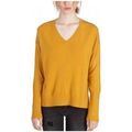 Pull Kaporal Pull Femme Coupe Loose XERO Jaune Moutarde