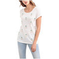 Polo Le Temps des Cerises Tee-Shirt Rumba Blanc Grenoble