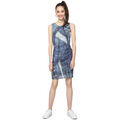 Robe Desigual Robe femme Denia en denim bleu 19SWVWBP