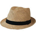 Chapeau Chapeau-Tendance Chapeau trilby paille EL COCO T60