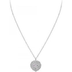 Collier Sc Crystal B2425-LION Argent&eacute;