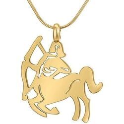 Collier Sc Boh&egrave;me B2427-SAGITTAIRE Dor&eacute;
