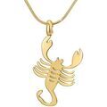 Collier Sc Boh&egrave;me B2427-SCORPION Dor&eacute;