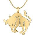 Collier Sc Boh&egrave;me B2427-TAUREAU Dor&eacute;