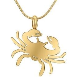 Collier Sc Boh&egrave;me B2427-CANCER Dor&eacute;